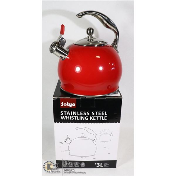 SOTYA STAINLESS STEEL WHISTLING KETTLE