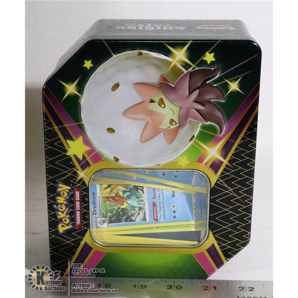 POKEMON SHINING FATES TIN WITH CARDS