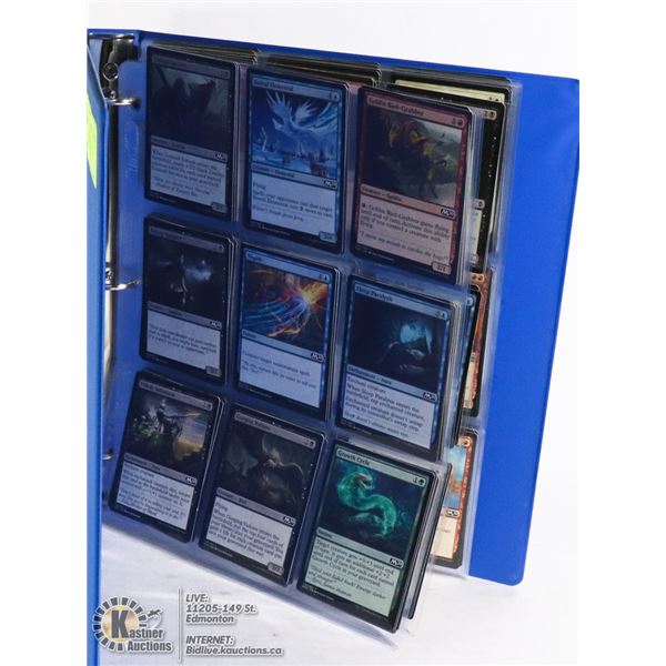 180 MTG MAGIC COLLECTORS CARDS IN BINDER