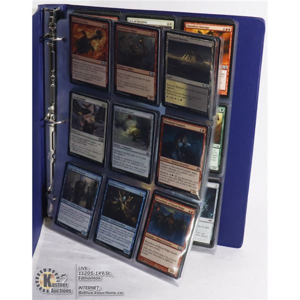 180 MTG MAGIC COLLECTORS CARDS IN BINDER