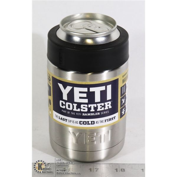 YETI COLSTER INSULATED STAINLESS STEEL NO SWEAT