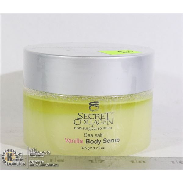SECRET COLLAGEN SEA SALT VANILLA BODY SCRUB