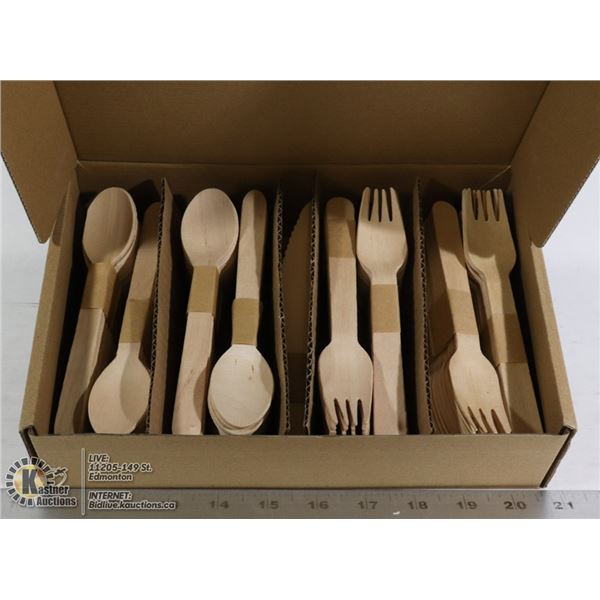 ECO LOGIC DISPOSABLE WOODEN CUTLERY