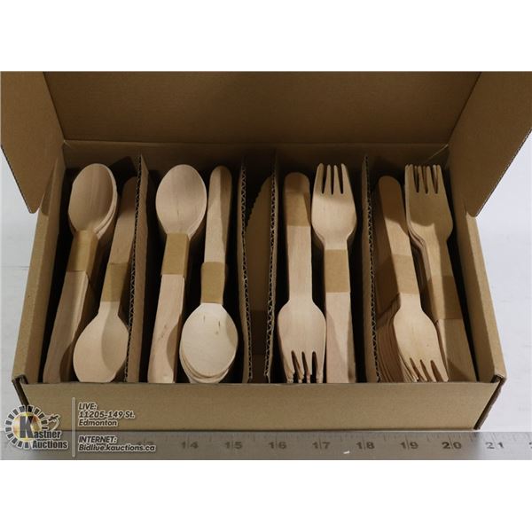 ECO LOGIC DISPOSABLE WOODEN CUTLERY