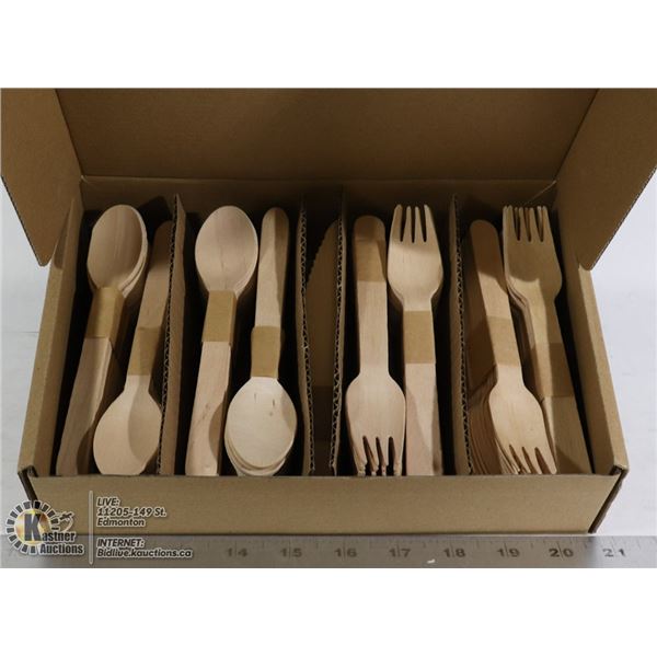 ECO LOGIC DISPOSABLE WOODEN CUTLERY