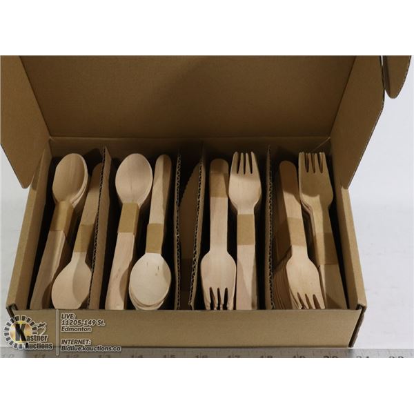 ECO LOGIC DISPOSABLE WOODEN CUTLERY