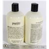 Image 1 : TWO BOTTLES OF PURITY ONE STEP FACIAL CLEANSER