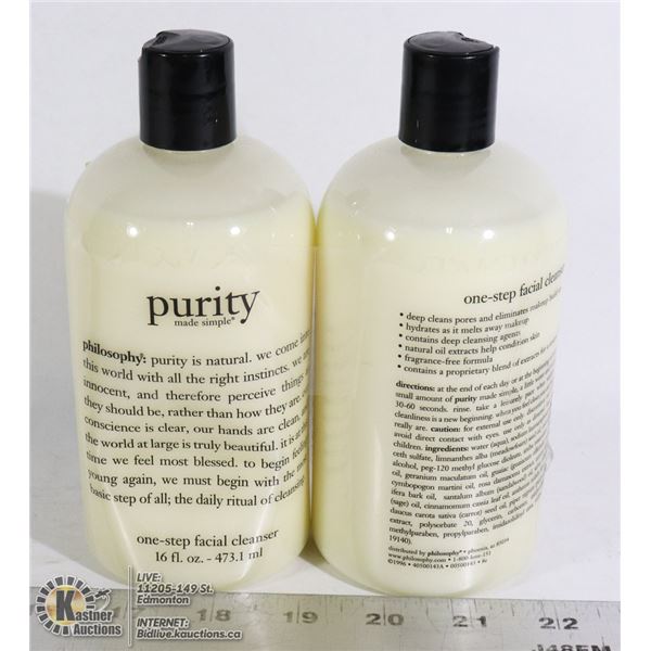 TWO BOTTLES OF PURITY ONE STEP FACIAL CLEANSER