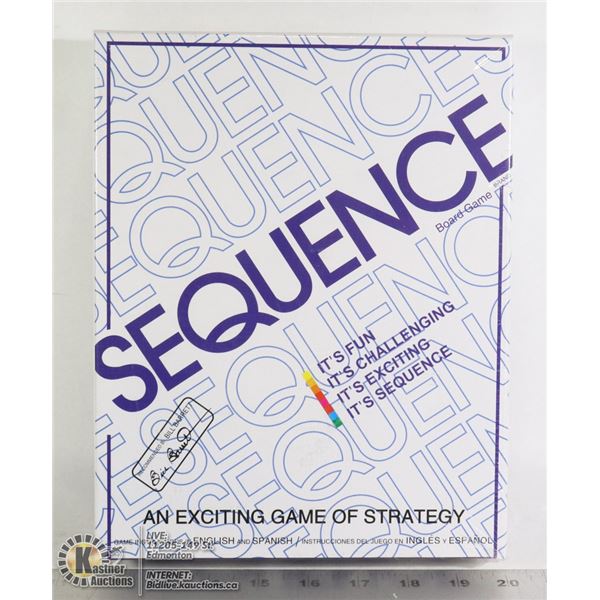 SEQUENCE BOARD GAME
