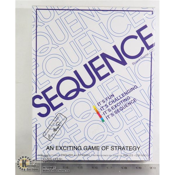 SEQUENCE BOARD GAME
