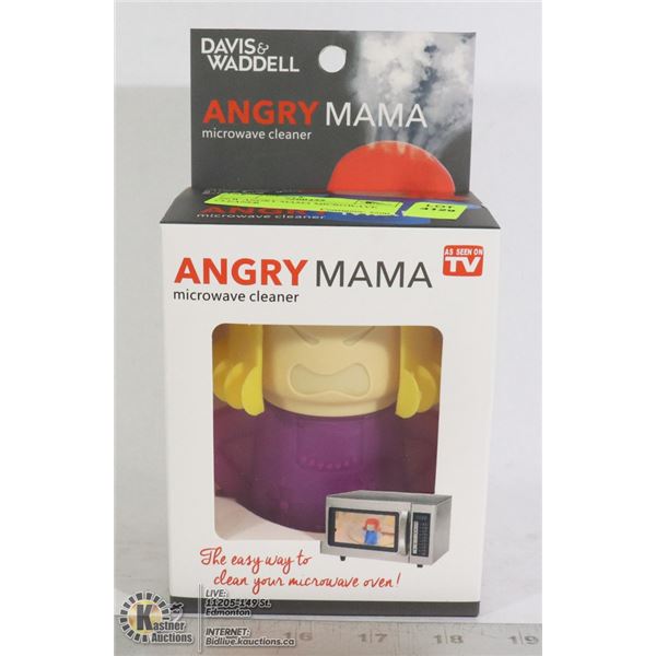 NEW ANGRY MAMA MICROWAVE CLEANER