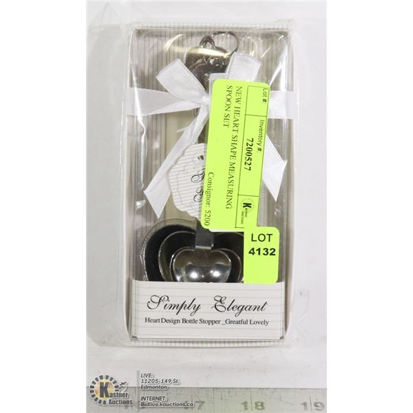 NEW HEART SHAPE MEASURING SPOON SET