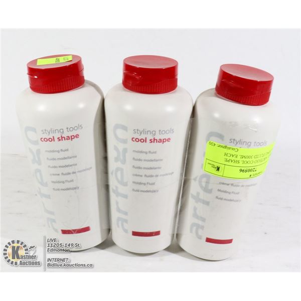 THREE ARTEGO COOL SHAPE MOLDING FLUID 300ML EACH