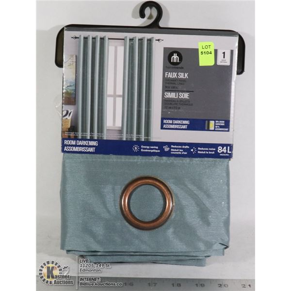 HOMETRENDS FAUX SILK GROMMET PANEL