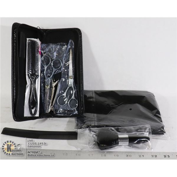 HAIRCUT KIT: INCLUDES TWO SCISSORS