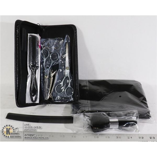 HAIRCUT KIT: INCLUDES TWO SCISSORS