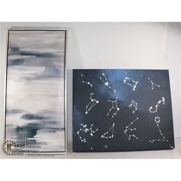 SHOWHOME WALL ART(PAIR) STARS
