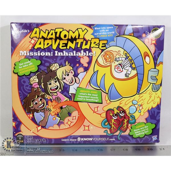 NEW ANATOMY ADVENTURE MISSION INHALABLE 11PC