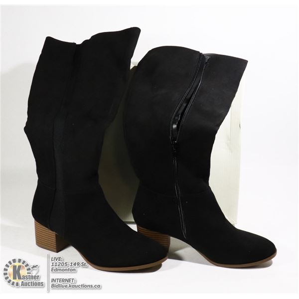 WOMENS TALL BLACK BOOTS 5.5