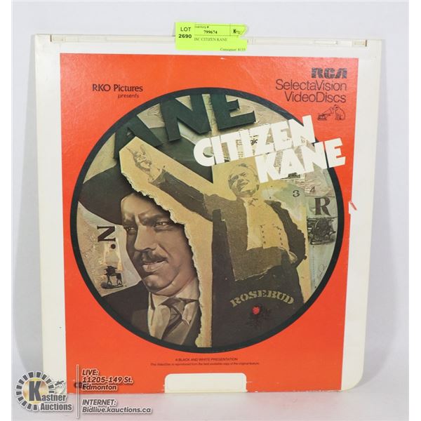 LASER DISC CITIZEN KANE