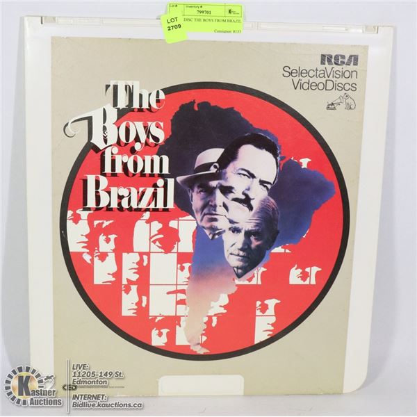 LASER DISC THE BOYS FROM BRAZIL