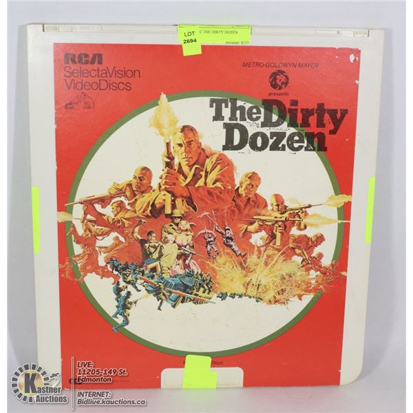 LASER DISC THE DIRTY DOZEN