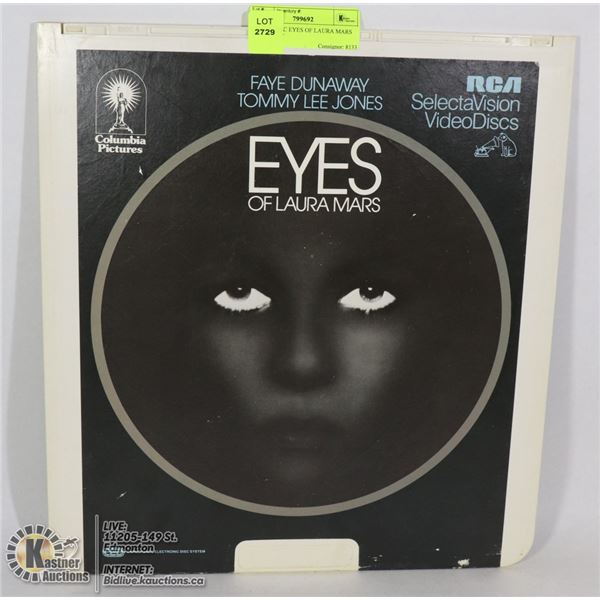 LASER DISC EYES OF LAURA MARS