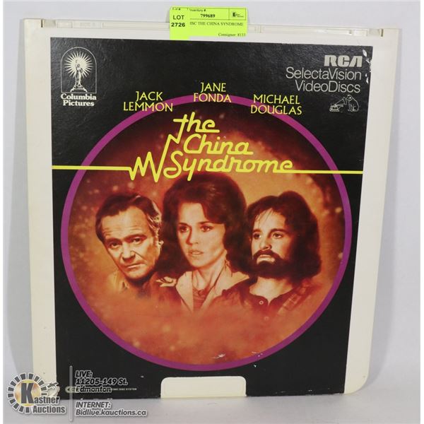 LASER DISC THE CHINA SYNDROME