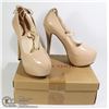 Image 1 : NUDE HIGH HEELS BEIGE SIZE EU 42