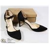 Image 1 : NEW PAIR OF NUDE HEELS BLACK SIZE 38