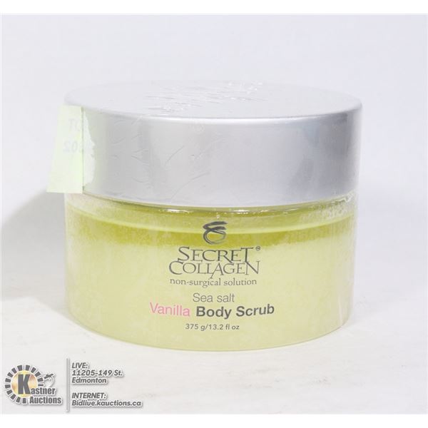 SECRET COLLAGEN SEA SALT VANILLA BODY SCRUB