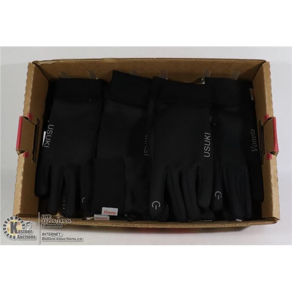FLAT OF USUKI AND VONETA TOUCHSCREEN GLOVES
