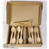 Image 1 : 220PC ECO LOGIC DISPOSABLE WOODEN CUTLERY SET