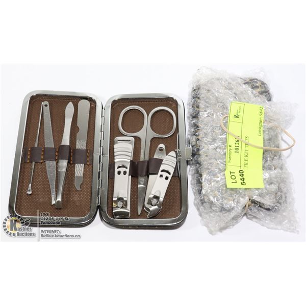 2 NAIL FILE KIT 7PCES