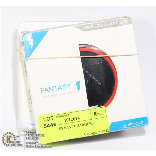 2-WIRELESS FAST CHARGERS
