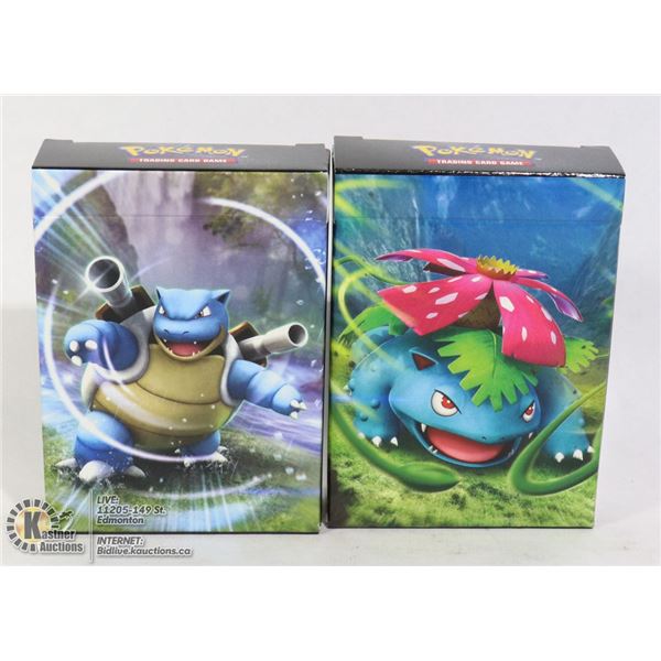 x2 POKÉMON BATTLE DECKS, NEW, COMPLETE