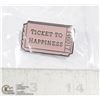 Image 1 : NEW TICKET TO HAPPINESS PIN