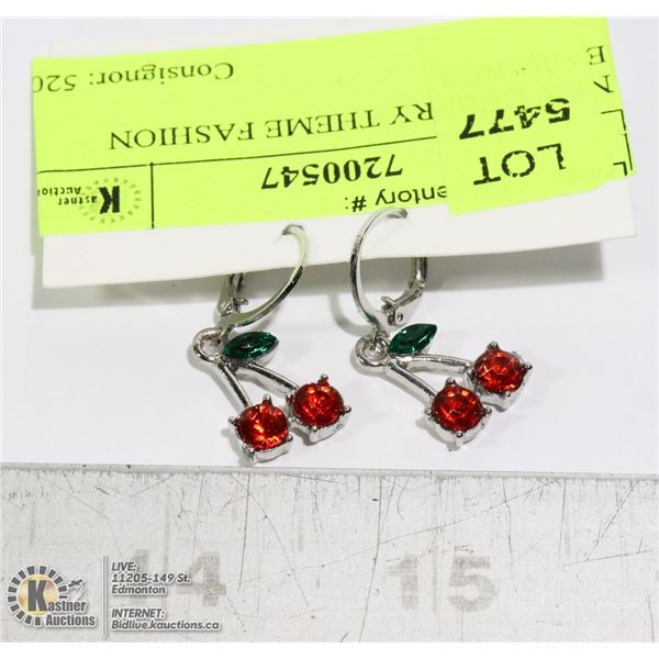 NEW CHERRY THEME FASHION EARRINGS