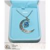 Image 1 : NEW MOON PENDANT ON CHAIN IN NEW GIFT BOX