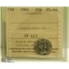 Image 1 : 1964 CANADIAN 10 CENT ICCS CERT MS64 PROOFLIKE