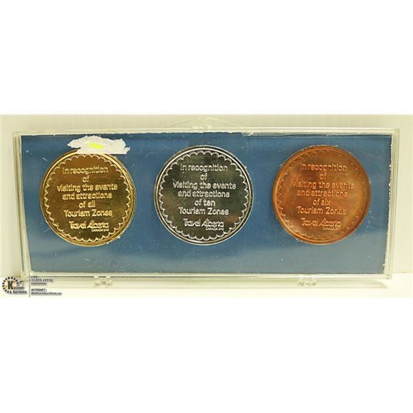 ALBERTA TRAVEL AWARD TOURIST COINS