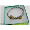 Image 1 : NEW. BANGLE. STERLING SILVER. 16.8 GRAMS GOLD