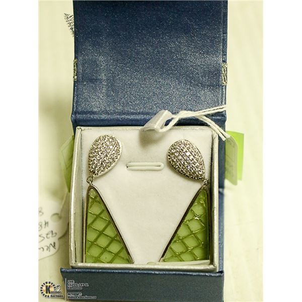 NEW. EARRINGS.925 SILVER 8.6 GRAMS