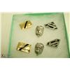 Image 1 : NEW. CUFFLINKS. SET OF 3.