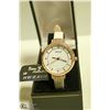Image 1 : NEW KEZZIE LADIES WATCH, WHITE GENUINE LEATHER
