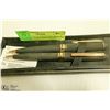 Image 1 : VINTAGE PEN & PENCIL SET BLACK & GOLD