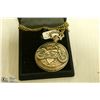 Image 1 : NEW BRONZE POCKET  WATCH WITH BRONZE LONG CHAIN,