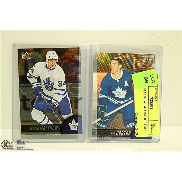 AUSTIN MATHEWS & TIM HORTON