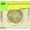 Image 1 : 1961 CANADA 50 CENT PIECE. SILVER
