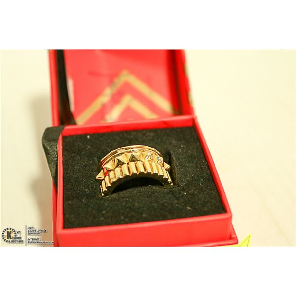NEW WATERFORD GOLD REBEL GRACIE RING SIZE 6.5